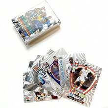 Panini 2026年世界足球明星球员收藏卡，角色卡，可用于收藏、展示和送礼 - 銀色 - 查看 4