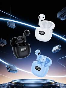 X83 入耳式无线蓝牙耳机拥有超长续航时间，支持 TWS 真无线高保真音质，适用于所有智能手机 - 查看 1