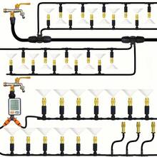 4/7mm Capillary Tube, Equipped With Brass Atomizing Nozzle, Suitable For Lawns, Potted Plants, And Greenhouses. Lawn Automatic Drip Irrigation System, Potted Greenhouse - Irrigation Kit - View 9