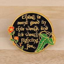 Cute Enamel Pin Lapel Pins Badges On Backpack Women's Brooch Zinc Alloy Clothes Gift Jewelry Fashion Accessories - Black - View 4