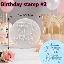 生日标牌手工皂制作印章，让您在手工皂上打造独特的图案。 - A - 查看 11