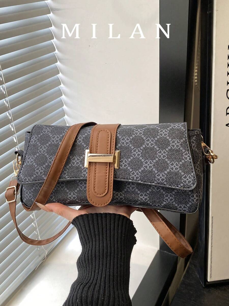 2026 New Arrival Small Niche Design Fashionable Women's Bag, Retro Personalized Square Handbag, Shoulder & Crossbody Bag