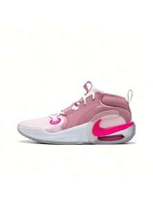 Nike Air Zoom Crossover Kids Running Shoes, Shock Absorption, Low-Top, Pink & White - Pink - View 10
