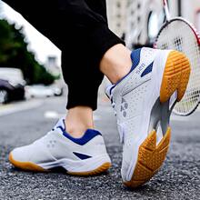 Women's Badminton Shoes, Unisex Badminton Shoes, Anti Slip, Badminton Rebound, Professional Training Sports Shoes - White - View 3