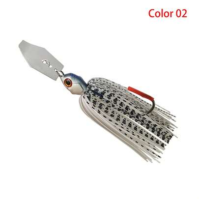 Mycena-señuelo de pesca de 7G/9G/11G/14G/21G, cebo giratorio de vibración, plantilla de hoja, cebo de zumbador wobbler, cebo para Lucio FJAG