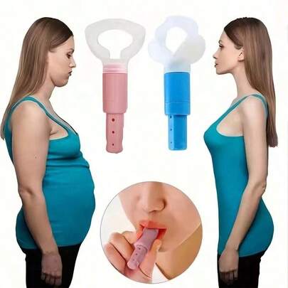 1 pieza Entrenador de respiración ajustable de 3 niveles, entrenador respiratorio sin electricidad, herramienta de asistencia para el acondicionamiento físico