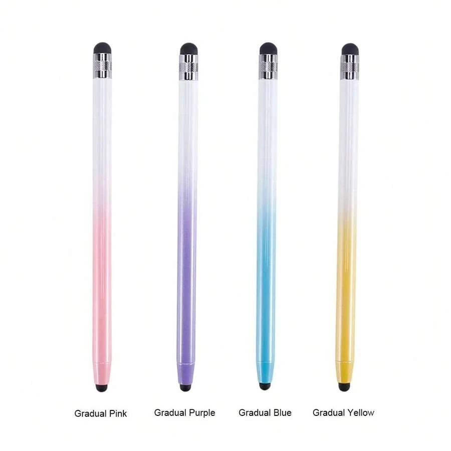 二合一触控笔，通用触控笔，适用于手机、平板电脑、安卓触摸屏，兼容iPad、、三星Pencil，春季礼物 - 彩色 - 查看 1