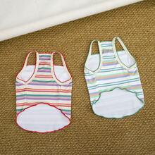 宠物服装，春夏新款，小型动物背心，猫咪背带，透气狗狗服装 - 紅色 - 查看 6