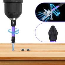 6pcs Industrial PH2 Magnetic Screwdriver Bit Set, 2024 New Upgraded High Hardness And Strong Magnetic D1 Steel Anti-Slip Impact Driver Bit Set, 1/4" Hex Shank, Strong Magnetic, Length 25-150mm - 6pcs/set - 查看 6