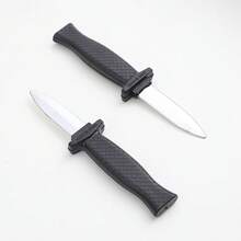 10个迷你可伸缩假刀恶作剧道具，可伸缩弹簧搞笑魔术表演用品 - 彩色 - 查看 2