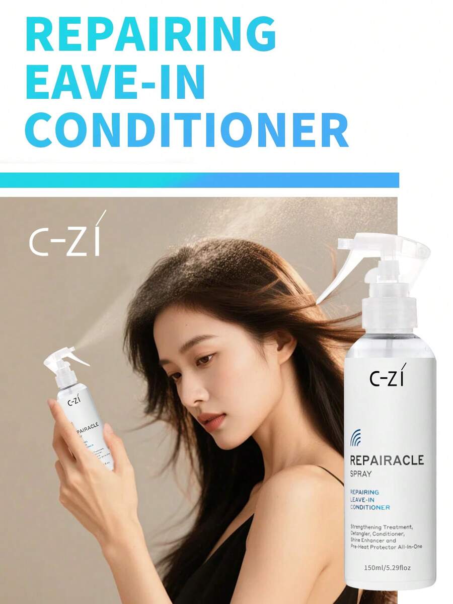 C-ZI 护发修护喷雾，强韧修护护理，柔顺秀发，提升光泽并保护秀发免受热损伤，150毫升/5.29液盎司 - 150ml - 查看 1