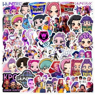 Bộ sticker trang trí chủ đề K-POP - Thiết kế các thành viên nhóm nhạc nữ (Lumi/Mira/Zoe), Sticker chống thấm nước, tái sử dụng, độ phân giải cao, đồ sưu tầm dành cho fan K-POP, thích hợp để trang trí nhật ký, sổ tay, đồ thủ công DIY, album ảnh, bao bì quà tặng, phụ kiện văn phòng phẩm, trang trí ốp lưng laptop/điện thoại, sticker dán bình nước & hành lý, bộ sticker trang trí chủ đề K-POP thời trang.