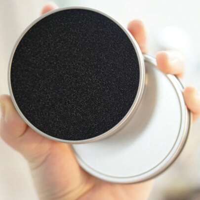 便携式化妆刷清洁盒，带清洁海绵 | 速干眼影刷清洁器 | 免洗懒人化妆工具