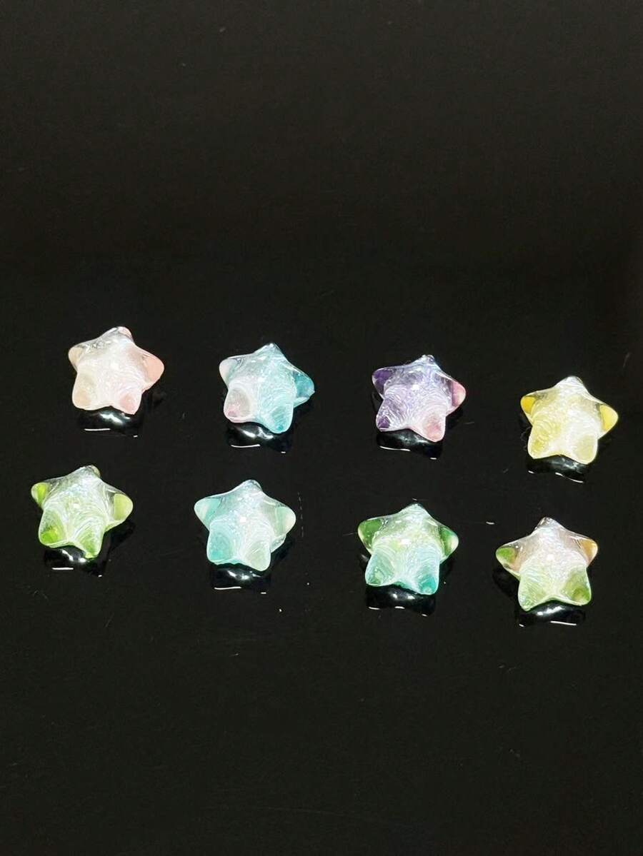New Ice Transparent Halo Gradient Star Card 17mm Diy Cave Shoes Handmade Design Materials In Stock Factory Wholesale - Multicolor - View 1