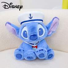 1pc Official Disney Stitch Plush Doll, Summer Celebration Series Dancing Summer Hanging Decoration, Stitch Enjoying Summer Figurine, Children's Comfort Doll, Home Decor, Bag Charm, Holiday Gift - Blue - View 8