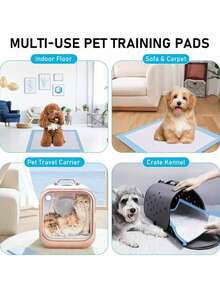 100Pcs Super Absorbent Pet Training Pads – Heavy-Duty Leakproof Odor Control Puppy Pads For Dogs, Cats, Rabbits & Hamsters – Durable Disposable Potty Training Pads For Housebreaking, PetSafe Users - 33*45 - View 6