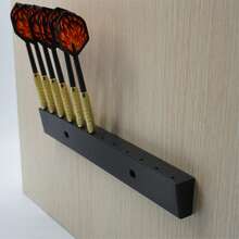 12-Dart Holder Wall Mount Dart Rack, Includes Screws, Suitable For Steel & Soft Tip Darts, Indoor & Outdoor Use For Living Room, Bedroom, Study, Bar, Dart Storage Organizer, Great Gift For Halloween & Christmas, Space-Saving Design - Multicolor - View 3