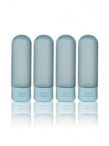 4个防漏挤压瓶，适用于洗发水、护发素、润肤露和沐浴露，配有收纳袋，方便旅行携带洗漱用品 - 2.03盎司可重复灌装化妆品容器，旅行必备，旅行收纳，适用于海滩、暑假、返校、假日露营、假日用品、迷你香水（男女通用）、旅行配件、旅行必备品、学习用品、返校用品 - 彩色 - 查看 14