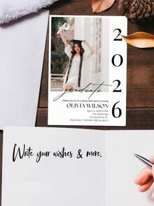 Custom Graduation Invitations | Photo Graduation Invitations | Modern Graduation Party Cards | Class Of 2026 Graduation Invitations | Graduation Keepsake Gifts - Multicolor 6 - View 4