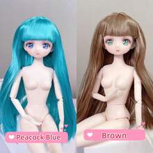 11.81英寸动漫风格时尚娃娃，关节灵活 - 可爱的蛋糕造型收藏品，适合各种节日和房间装饰 - 多色 - 查看 5