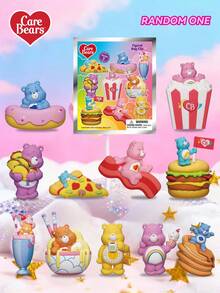 CARE BEARS 1/2个爱心熊官方授权3D卡通熊盲袋随机收藏迷你摆件，可爱小熊玩具，桌面摆件，家居/办公室装饰，希望之心熊、温柔之心熊、睡前熊、分享熊，粉丝、家人、新年、情人节的理想礼物 - 多色-2pcs - 查看 11