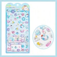 Serie de fiesta de dulces de caramelo Serie 3D Pegatinas con relieve lindo DIY Cuaderno Estuche para teléfono móvil Marco de fotos Álbum de fotos Tarjeta - color - Ver 28