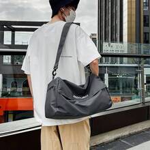 JINYUBO 大容量旅行包，防水健身包，带湿物袋，可调节肩带，适合过夜和健身旅行 - 彩色 - 查看 6