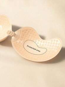 2片/10片装无肩带隐形聚拢文胸垫，可重复使用防水露背文胸花瓣，适用于露背上衣、婚纱和晚礼服 - 彩色 - 查看 7