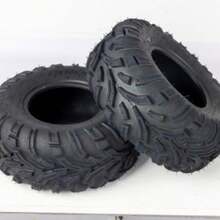 [Pack Of 2] ATV All-Terrain Off-Road Tires 21x8.00-9 4PR Reinforced *2 Suitable For Mud, Sand, And Small Trails. Anti-Slip And Wear-Resistant. Off-Road Use Only. - Black - View 2