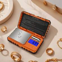 0.01g High Precision Electronic Scale 200g, Mini Jewelry Scale, Portable Pocket Scale, Comes With Calibration Weight, 2*AAA Batteries (Not Included) - Multicolor - View 6