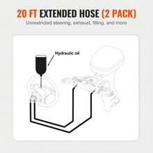 Altri accessori per il timone - Hydraulikschlauch-Zubehör 2*20 Fuß - Visualizzare 3