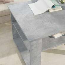 CROISSANCE Tavolino da salotto Grigio cemento 64 x 54 x 44 cm - Grigio - Visualizzare 5