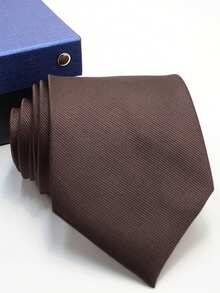 1pc Striped Handmade Unisex Necktie, Suitable For Business, Casual, Party, Gift, Daily And Streetwear - Multicolor - View 3