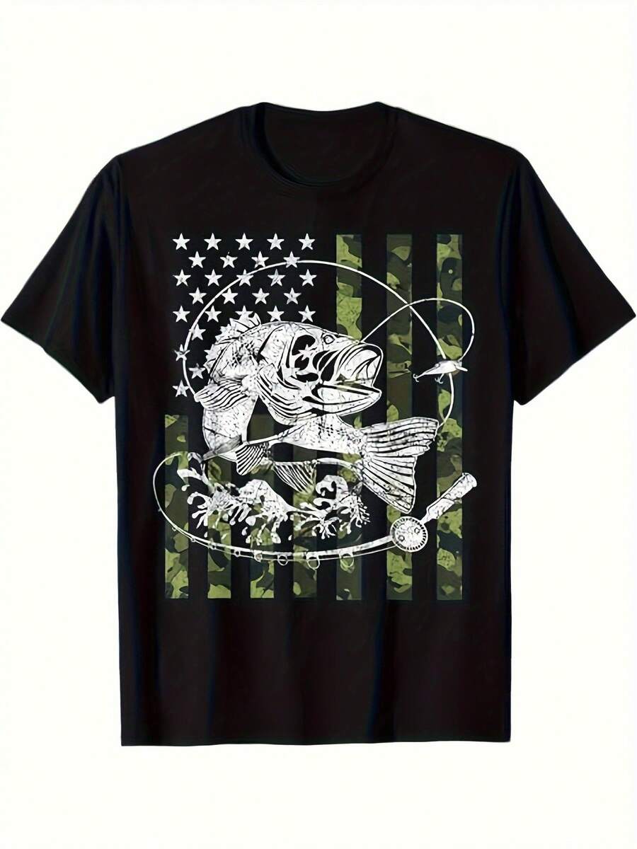 Men T-Shirts - Black - View 1