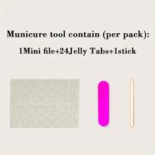24pcs Short Square Press On Nails Blue Gradual Change Style Fake Nails Glossy Artificial Finger Manicure False Nails - Chuyển sắc xanh lam - Xem 5