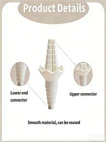 1 Set Universal Bottle Mouth Empty Refill Kit - Reusable Liquid Transfer Adapter With Anti-Spill Funnel, Suitable For Soap, Shampoo, Conditioner, Lotion And Bathroom Use - Multicolor - View 9