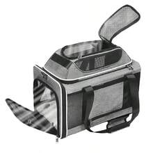 Soft-Edged Expandable Pet Carrier, Compliant With Most Airlines' Under-Seat Cabin Regulations (Please See Relevant Regulations) - TSA-Compliant Cat And Dog Travel Carrier, 18x11x11 Inches, Available In Multiple Colors. - 粉色 - 查看 5