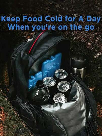 4/2/1pc Reusable Ice Pack, Suitable For Lunch Box, Ultra-Thin PP Material, Long-Lasting Cooling, Food Preservation For Outdoor Activities