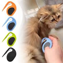 Pet Grooming Comb, Detangling Brush Blades, Dog Cat Shedding Brush, Grooming Dematting Tool - Multicolor - View 2