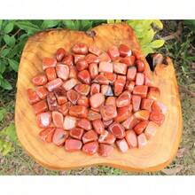 Premium 'A' Grade Tumbled Fire Agate Stone. This Polished Gemstone Boasts Fiery Iridescent Hues, With A Smooth, Sleek Finish. Perfect For Crafts, Jewelry, Or Decor, Blending Vibrant, Dynamic Colors With A Tactile, Refined Feel. - 變體 1 - 查看 3