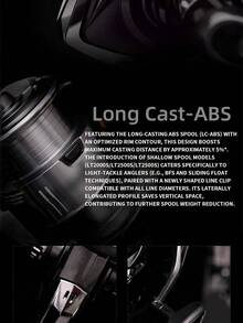 DAIWA CROSSFIRE LT 旋转式渔线轮 1000-6000 ABS 金属线轴 5-12KG 强力硬式渔线轮 轻巧坚固的机身 - 金色 - 查看 9