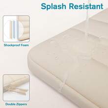 TECOOL 蓬松笔记本电脑保护套，适用于 13.3-16 英寸笔记本电脑，兼容 MacBook Air 13/13.6/15 英寸 M4/M3/M2（2012-2025 年款）、Pro 13/14/16 英寸 M4/M3/M2/M1（2020-2024 年款）以及 13.3-16 英寸 HP 笔记本电脑，电脑包保护套 - 查看 5