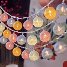1pc Battery Operated Fairy Ball Light - Suitable For Photography Studio Decor Lighting And Background Illumination, Great For Valentine's Day, Wedding, Party, Christmas And Home Decor (Batteries Not Included) - Color - View 4