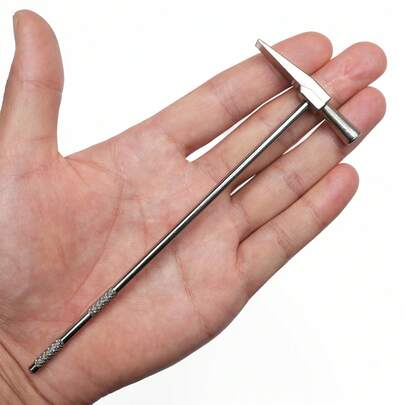 重型不锈钢首饰制作锤和卡林巴琴拇指琴调音锤 - 多功能工具，防刮设计，适用于DIY手工制作、乐器调音、精准敲击，满足业余爱好者和专业人士的需求