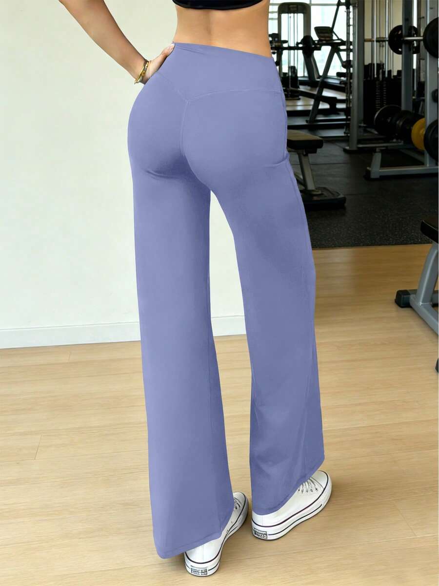 YEOREO Workout Leggings Womens No Front Seam Straight Leggings 29"/ 31.5"/ 33"/ 35" High Waist Buttery Eddiy Gym Yoga Pants Summer Clothes For Women - 海藍 - 查看 1