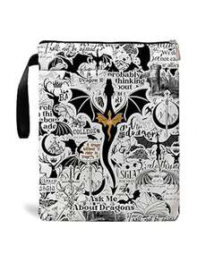 Portada de libro con tema de dragón de academia oscura romántica, regalo para lectores de novelas de fantasía, regalo de marcapáginas, regalo de inspiración para libros, portada de libro de bolsillo, regalo de libro con tema de dragón, de vuelta a la escuela, útiles escolares - Multicolor - Ver 6