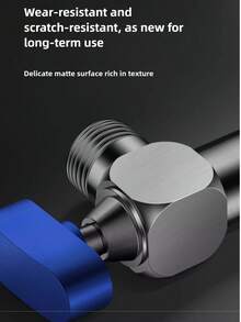 Valvola ad angolo in rame resistente, valvola a sfera ad alto flusso da 1/2 NPT per rubinetto da cucina, valvola di intercettazione premium per lavandino da bagno - A - Visualizzare 9