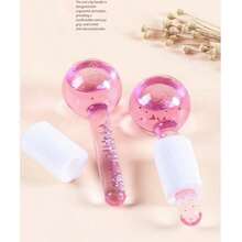 Bóng đá lạnh làm đẹp da mặt, Bóng massage mặt làm đẹp, Bóng đá pha lê hồng, Bóng làm đẹp bằng thủy tinh, Bóng sóng đá, Bóng massage trị liệu nóng lạnh - Xem 10