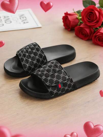 39-47 Size Men's Summer Plus Size Slippers, Outdoor Comfortable Casual Shoes, Lightweight Non-Slip Home Slippers, Durable Breathable Men's Sandals For Outdoor & Daily Wear (Irregular Pattern)