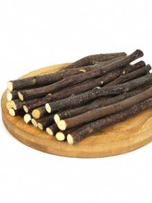 一套迷你可爱宠物磨牙玩具，苹果枝仓鼠兔子磨牙棒零食干树枝磨牙玩具，适合兔子、仓鼠和其他小型宠物 - 查看 3